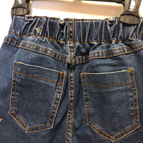 top shop high waisted jeans with varsity stripe - Picture 3 of 4